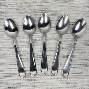 Hampton Silversmiths Set of 5 Tablespoons China 195 Glossy 7.75" Flatware